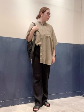 「アイテム（サンダル）」を使った、ogitypyさん（レディース・165cm）の夏コーディネート