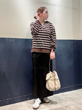 「アイテム（トートバッグ）」を使った、ogitypyさん（レディース・165cm）の秋コーディネート