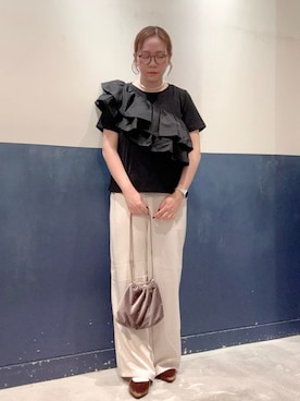 「アイテム（パンプス）」を使った、ogitypyさん（レディース・165cm）の秋コーディネート