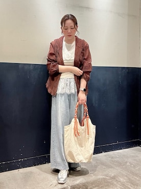 「CIAOPANIC TYPY（チャオパニックティピー）のアイテム（アクセサリー）」を使った、ogitypyさん（レディース・165cm）の春コーディネート