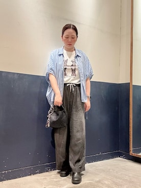 「CIAOPANIC TYPY（チャオパニックティピー）のアイテム（トップス）」を使った、ogitypyさん（レディース・165cm）の夏コーディネート