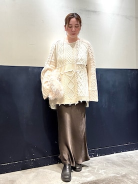 「アイテム（ニット/セーター）」を使った、ogitypyさん（レディース・165cm）の秋コーディネート