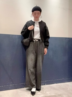 「アイテム（パンプス）」を使った、ogitypyさん（レディース・165cm）の秋コーディネート