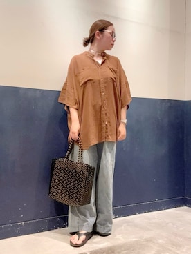 「アイテム（タンクトップ）」を使った、ogitypyさん（レディース・165cm）の夏コーディネート