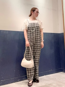 「アイテム（オールインワン・サロペット）」を使った、ogitypyさん（レディース・165cm）の夏コーディネート