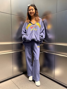「NIKE（ナイキ）のアイテム（その他パンツ）」を使った、NIKE GINZAさん（レディース・160cm）の秋コーディネート