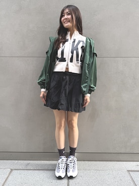 NIKE GINZAさん（レディース・157cm）の冬コーディネート