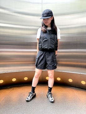 「NIKE（ナイキ）のアイテム」を使った、NIKE GINZAさん（レディース・160cm）の夏コーディネート
