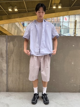 「NIKE（ナイキ）のアイテム」を使った、NIKE GINZAさん（レディース・160cm）の夏コーディネート