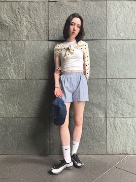 「NIKE（ナイキ）のアイテム」を使った、NIKE GINZAさん（レディース・160cm）の夏コーディネート