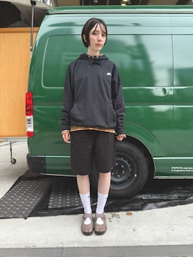 「ショーツ」｜NIKE GINZAさん（レディース・160cm）の秋コーディネート