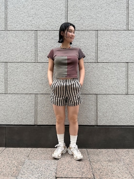 「NIKE（ナイキ）のアイテム」を使った、NIKE GINZAさん（レディース・160cm）の夏コーディネート