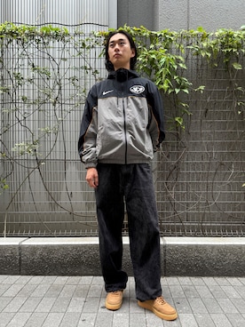 「アイテム（ナイロンジャケット）」を使った、NIKE GINZAさん（レディース・160cm）の夏コーディネート