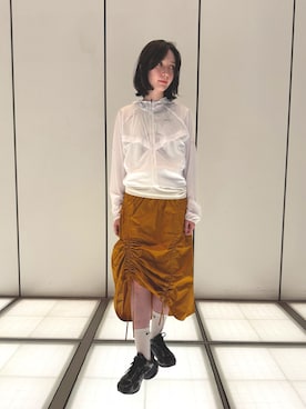 「NIKE（ナイキ）のアイテム」を使った、NIKE GINZAさん（レディース・160cm）の夏コーディネート