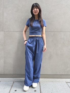「NIKE（ナイキ）のアイテム（トップス）」を使った、NIKE GINZAさん（レディース・168cm）の春コーディネート
