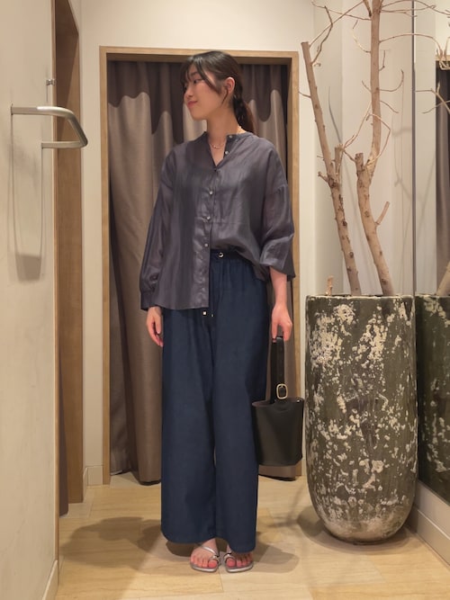 セール】【夏でも履ける】デニムイージーパンツ（デニムパンツ