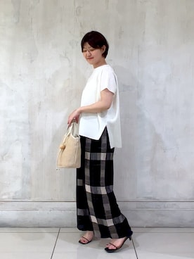 mochikoyさん（レディース・162cm）の夏コーディネート