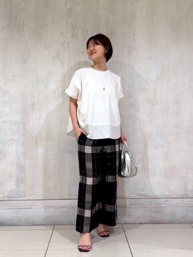 mochikoyさん（レディース・162cm）の夏コーディネート