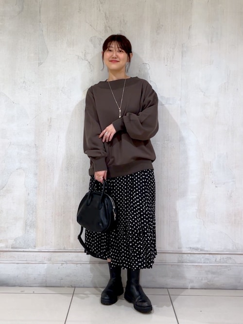 ドットギャザーワンピース（ワンピース）｜BEARDSLEY