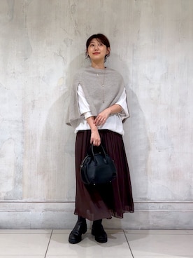「キュロット」｜mochikoyさん（レディース・162cm）の秋コーディネート