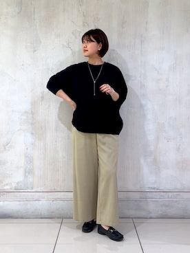 24SS✨美品　ビアズリー トロミジャージーオーバーサイズTカットソー 黒 24SS✨美品 ビアズリー トロミジャージーオーバーサイズT