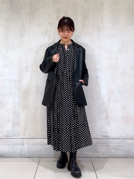 mochikoyさん（レディース・162cm）の冬コーディネート