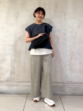 「BEARDSLEY（ビアズリー）のアイテム」を使った、mochikoyさん（レディース・162cm）の夏コーディネート