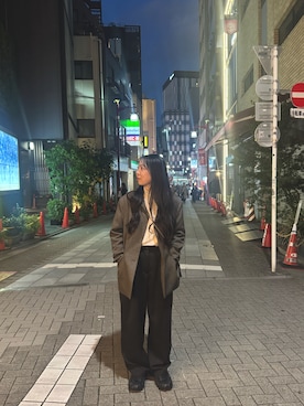 「COLONY 2139（コロニートゥーワンスリーナイン）のアイテム（スラックス）」を使った、uriyoさん（レディース・158cm）の秋コーディネート