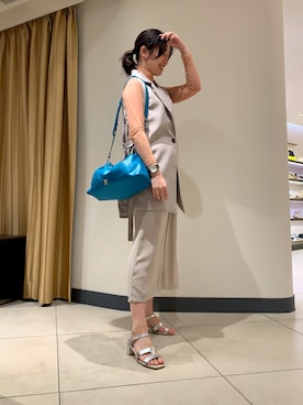 「NICAL（ニカル）のアイテム」を使った、NICAL 三越伊勢丹名古屋栄店さん（レディース・155cm）の春コーディネート