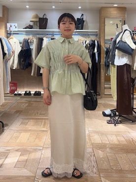 nanamoueさん(レディース・154cm)の夏コーディネート