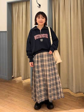 [お値下げ可能]むむページ ウラケハーフZIPLS 133787を使った人気ファッション