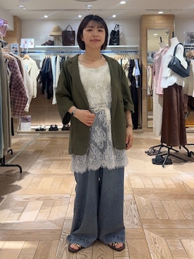 nanamoueさん(レディース・154cm)の夏コーディネート