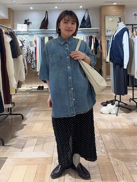 nanamoueさん（レディース・154cm）の春コーディネート