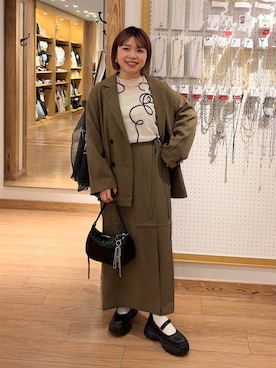 nanamoueさん(レディース・154cm)の春コーディネート