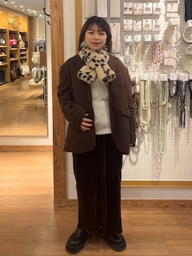 nanamoueさん（レディース・154cm）の秋コーディネート