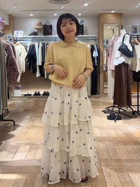 nanamoueさん(レディース・154cm)の夏コーディネート