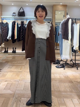 nanamoueさん(レディース・154cm)の秋コーディネート