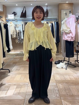 nanamoueさん（レディース・154cm）の春コーディネート