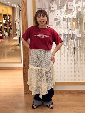 nanamoueさん（レディース・154cm）の夏コーディネート