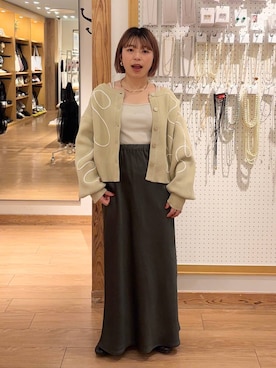 nanamoueさん（レディース・154cm）の春コーディネート