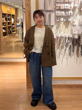 nanamoueさん（レディース・154cm）の秋コーディネート