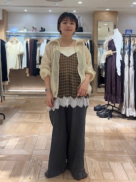 nanamoueさん(レディース・154cm)の夏コーディネート