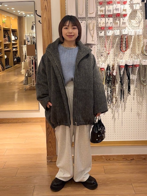 LOWRYS FARM シャギースタンドコート ベージュ FREE LOWRYS FARM シャギースタンドコート ベージュ FREE LOWRYS FARM