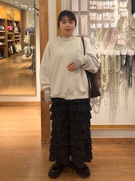 nanamoueさん（レディース・154cm）の秋コーディネート