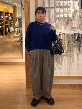 nanamoueさん（レディース・154cm）の秋コーディネート