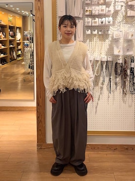 nanamoueさん（レディース・154cm）の秋コーディネート