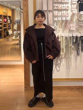 nanamoueさん（レディース・154cm）の秋コーディネート