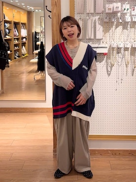 nanamoueさん(レディース・154cm)の春コーディネート