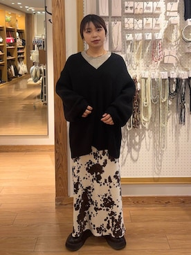 nanamoueさん（レディース・154cm）の秋コーディネート