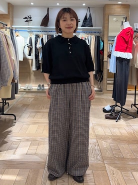 nanamoueさん（レディース・154cm）の春コーディネート